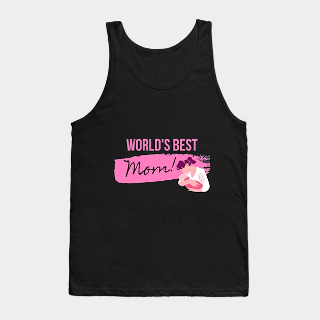 world's best mom Design Tank Top by luxeshirt